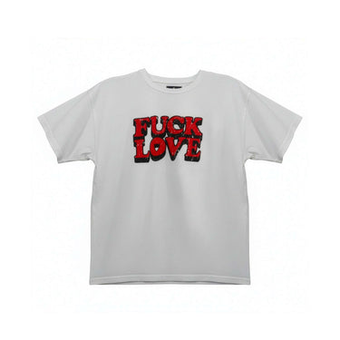 htc los angeles T-SHIRTS FUCK LOVE UNISEX REGULAR T-SHIRT OFF WHITE