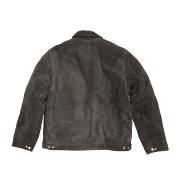 Hollywood Trading Company HTC L.A. Terry Suede Jacket Anthracite | Blue Express