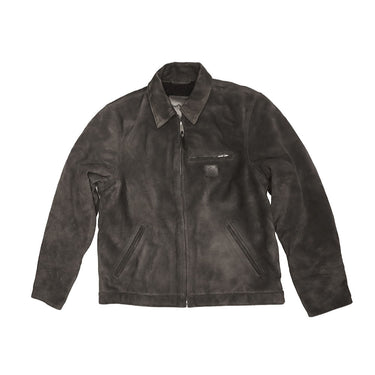 Hollywood Trading Company HTC L.A. Terry Suede Jacket Anthracite | Blue Express
