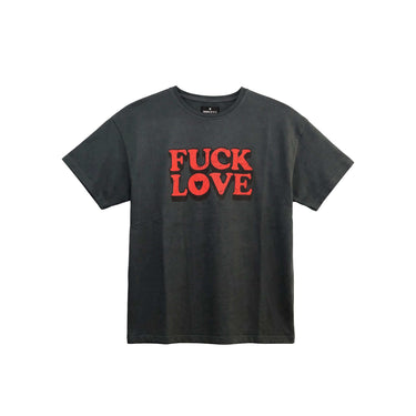 Hollywood Trading Company FUCK LOVE UNISEX REGULAR T-SHIRT DARK GRAY | Blue Express
