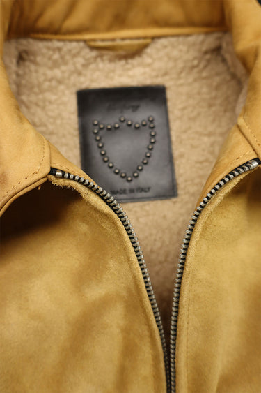 Hollywood Trading Company HTC L.A. Terry Suede Jacket Camel | Blue Express