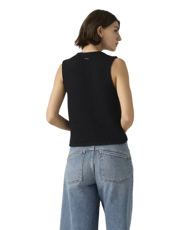 Levi's MAGLIERIA Helen Mini Boucle Top in Anthracite