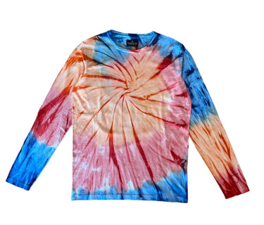 FRIENDS OF HTC tie dye Logo Longsleeve Tee | Blue Express