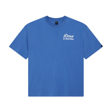 Deus Ex Machina Biarritz Sign Tee | Blue Express