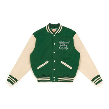 COLLEGE - CARDS PLAIN GREEN Hollywood Trading Company LEATHER JACKETS Blue Express