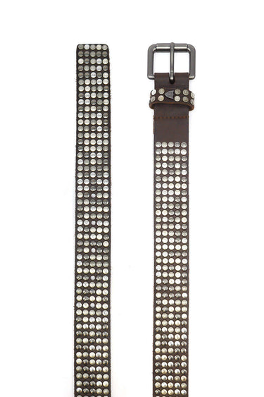 Hollywood Trading Company cintura 5.000 STUDS BELT BROWN