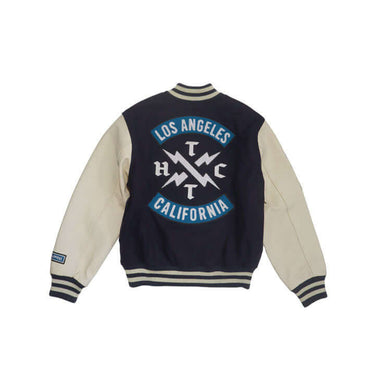 Hollywood Trading Company HTC VARSITY JACKET NAVY | Blue Express