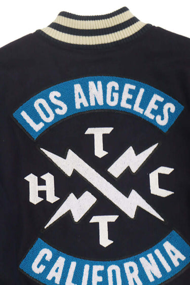 Hollywood Trading Company HTC VARSITY JACKET NAVY | Blue Express