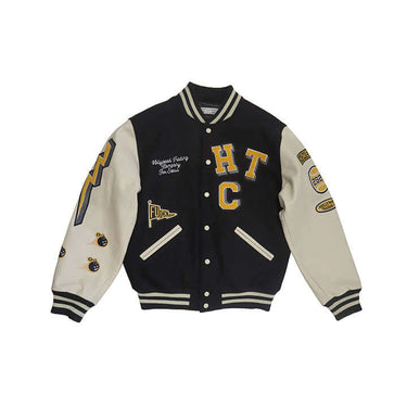 Hollywood Trading Company HTC VARSITY JACKET BLACK | Blue Express