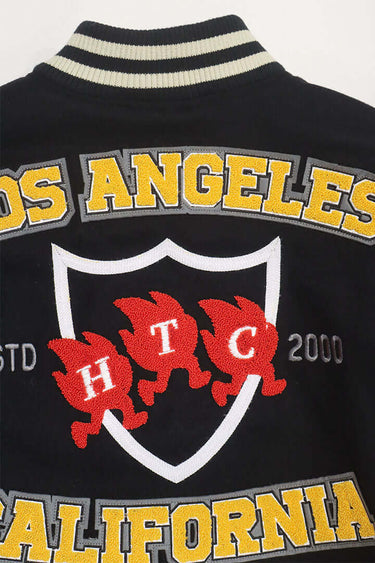 Hollywood Trading Company HTC VARSITY JACKET BLACK | Blue Express