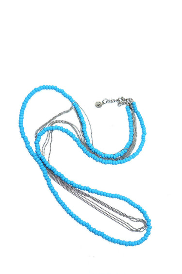 Hollywood Trading Company WATERMARY NECKLACE | Blue Express