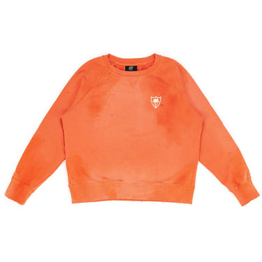 HTC LOS ANGELES sweater HTC LIL PALM LOGO CREWNECK ORANGE