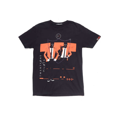 Hollywood Trading Company HTC VINTAGE 21 PILOTS LUX T-SHIRT BLACK/BLUETTE | Blue Express