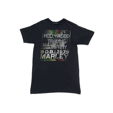 htc los angeles T-SHIRTS HTC VINTAGE BOB MARLEY STUDDED T-SHIRT MIX BLACK