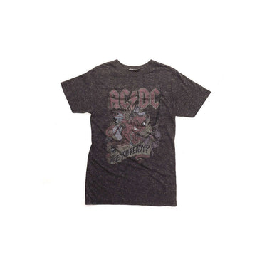 htc los angeles HTC VINTAGE AC/DC STUDDED T-SHIRT GREY | Blue Express