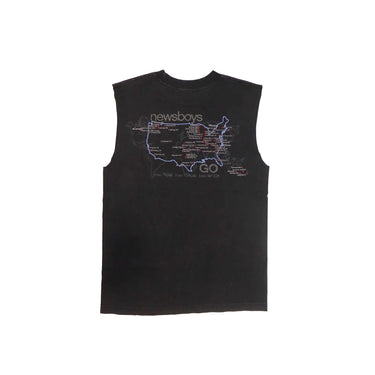 Hollywood Trading Company HTC VINTAGE NEWSBOYS LUX T-SHIRT MIX BLACK | Blue Express