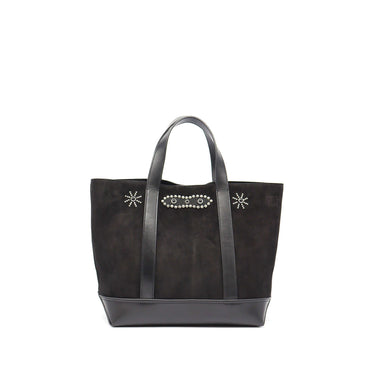 Hollywood Trading Company BAGS DUSTY SUEDE MOUSTACHE SMALL BLACK