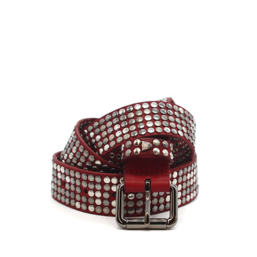 Hollywood Trading Company 5.000 COLOUR STUDS BELT BORDEAUX | Blue Express