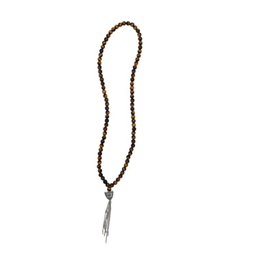 htc los angeles MYSTERY SHIELD NECKLACE TIGER EYE | Blue Express