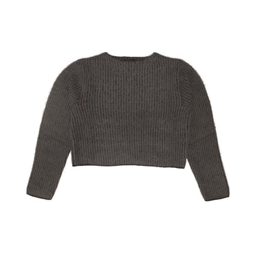 htc los angeles RIBBED SWEATER WOMAN DARK GREY | Blue Express