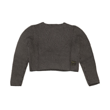 htc los angeles RIBBED SWEATER WOMAN DARK GREY | Blue Express
