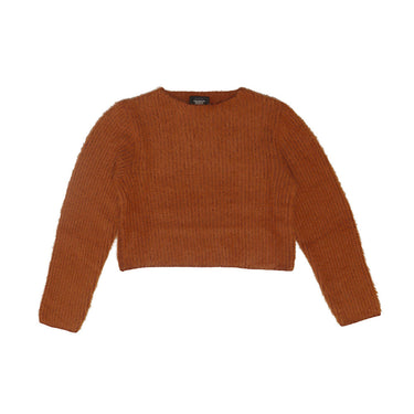 htc los angeles SWEATERS RIBBED SWEATER WOMAN RUST