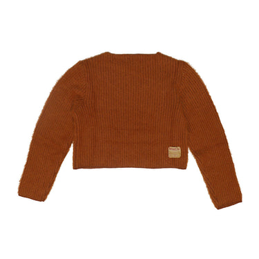 htc los angeles SWEATERS RIBBED SWEATER WOMAN RUST