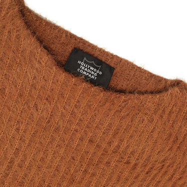 htc los angeles RIBBED SWEATER WOMAN RUST | Blue Express
