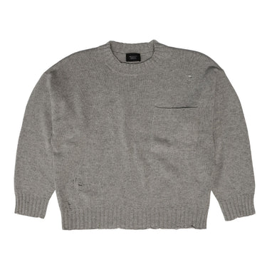 HTC LOS ANGELES MAGLIERIA ROUND NECK SWEATER MAN DIRTY WHITE