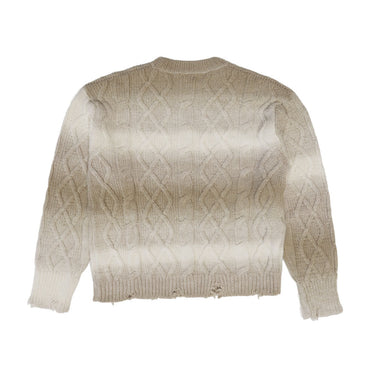 DESTROYED GRADIENT SWEATER MAN SMOKY BEIGE