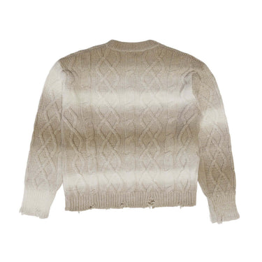 htc los angeles DESTROYED GRADIENT SWEATER MAN SMOKY BEIGE | Blue Express