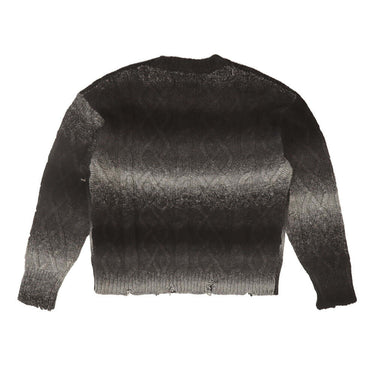 htc los angeles DESTROYED GRADIENT SWEATER MAN SMOKY GREY | Blue Express