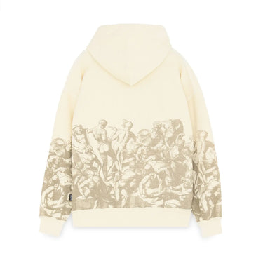 IUTER BATTLE REVERSE HOODIE Hood Sweatshirts IVORY | Blue Express