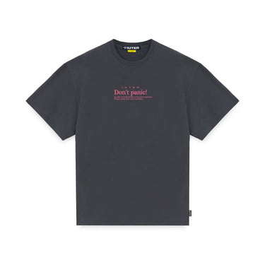 IUTER T-SHIRT DON'T PANIC TEE T-Shirts ASPHALT