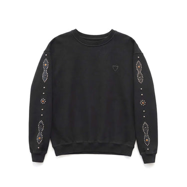 Hollywood Trading Company HTC UNISEX MOUSTACHE SWEATER BLACK | Blue Express