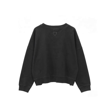 HTC LIPS SWEATER WOMAN BLACK Hollywood Trading Company SWEATERS Blue Express