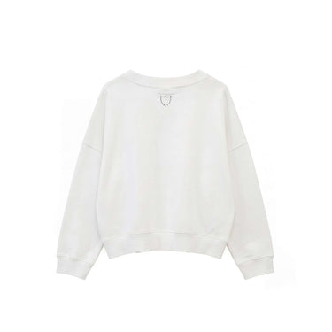 Hollywood Trading Company HTC LIPS SWEATER WOMAN OFF WHITE | Blue Express