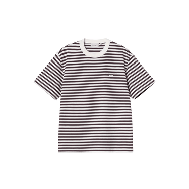 Carhartt WIP I036343 w ss ezra t-shirt 3ktxx ezra stripe, cozy purple wax | Blue Express