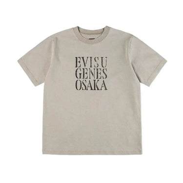 EVISU Seagull Print Relax Fit T-Shirt | Blue Express