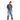 Evisu Ecru Daicock Print Loose Fit Jeans 2038 Mid Tone Indigo – foto 3 | Blue Express