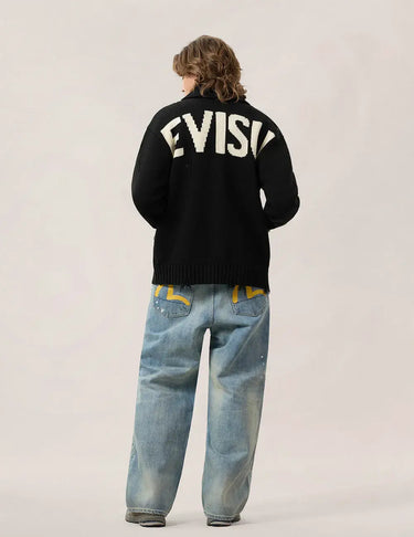 Evisu Cowichan Cardigan Jacket | Blue Express