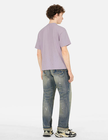 Evisu LOGO AND SEAGULL PRINT RELAX FIT T-SHIRT | Blue Express