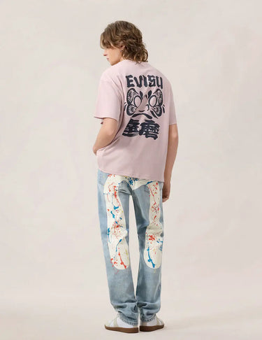 Evisu Splash Daicock Jeans #2020 | Blue Express