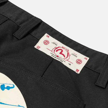 Evisu Brushstroke Daicock Chino Pants | Blue Express