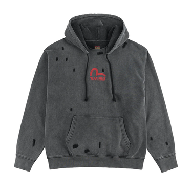 Evisu Polar Rock Hoodie Charcoal | Blue Express
