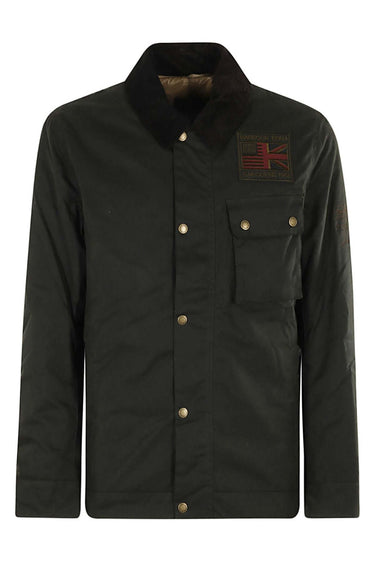 Barbour Barbour International Steve McQueen Workers Wax Jacket | Blue Express