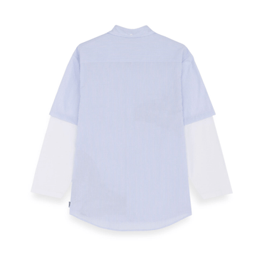 IUTER Butterfly Stripes Double Ls Shirt | Blue Express
