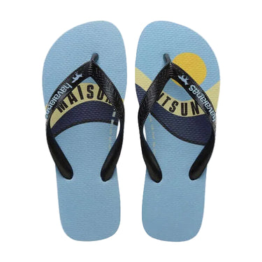 havaianas infradito Havaianas Top Maison Kitsune Wave Flip Flops Lavender Blue