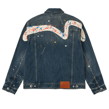 Evisu Splash Daicock Denim Jacket | Blue Express