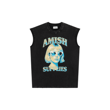 Amish Supplies T-SHIRT SMANICATA CON STAMPA SHORT HAIR | Blue Express